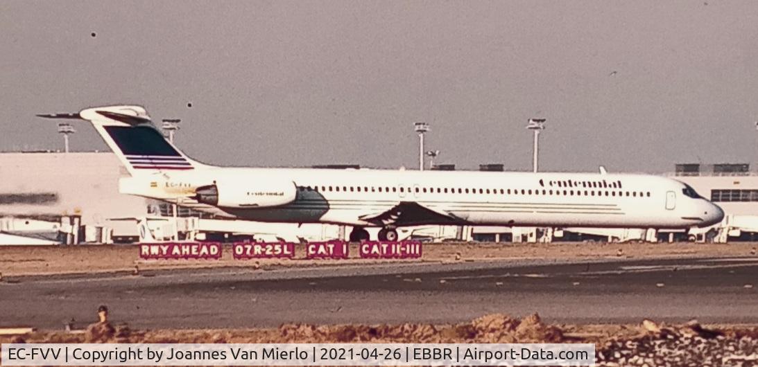 EC-FVV, 1988 McDonnell Douglas MD-83 C/N 49708, scan from slide