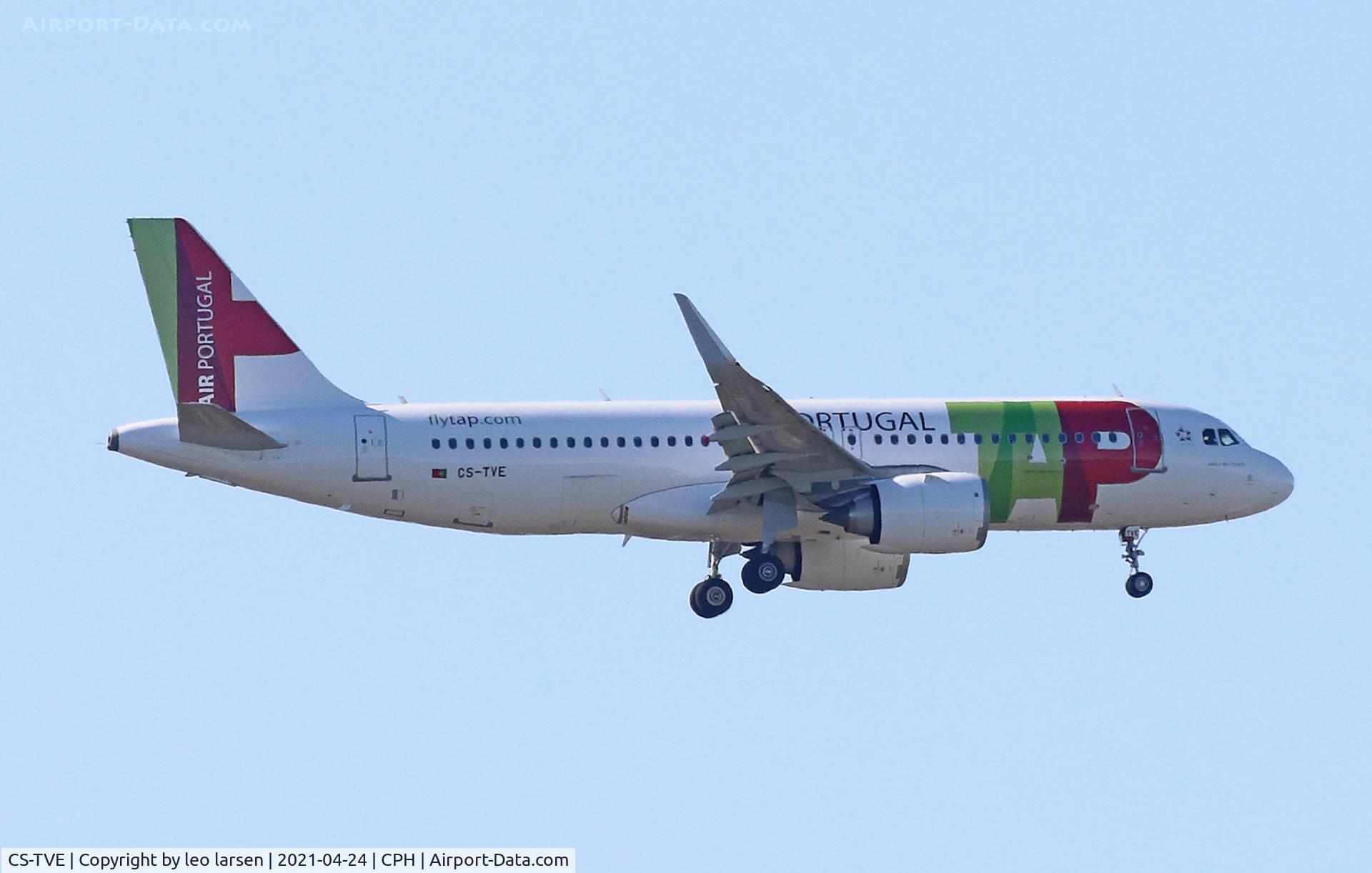 CS-TVE, 2019 Airbus A320-251N C/N 8983, Copenhagen 24.4.2021