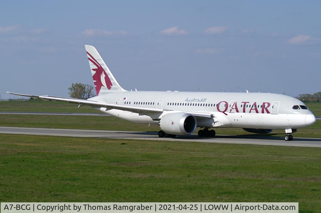 A7-BCG, 2013 Boeing 787-8 Dreamliner C/N 38325, Qatar Airways Boeing 787-8 Dreamliner
