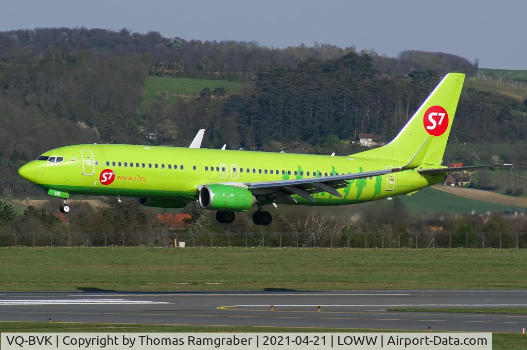 VQ-BVK, 2014 Boeing 737-8GJ C/N 41401, S7 Airlines Boeing 737-800