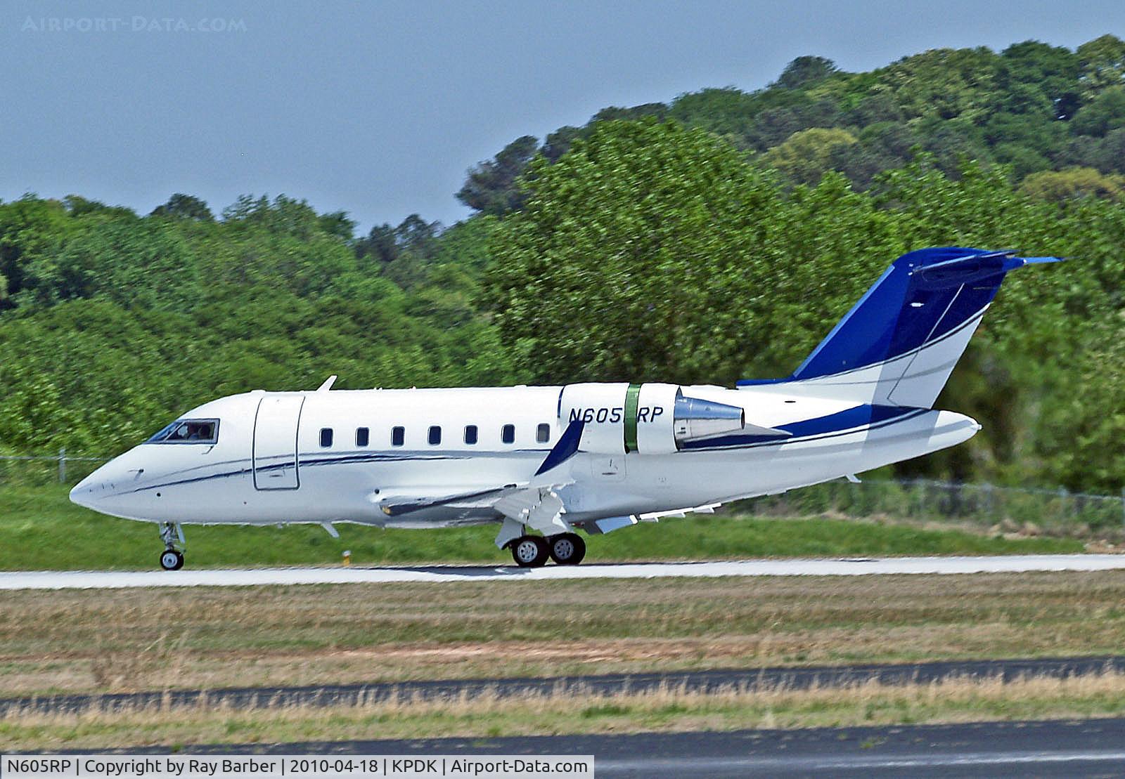 N605RP, 2009 Bombardier Challenger 605 (CL-600-2B16) C/N 5801, N605RP   Canadair CL.605 Challenger [5801] Atlanta-Dekalb Peachtree~N 18/04/2010