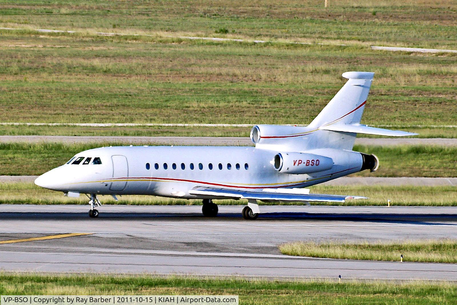 VP-BSO, Dassault Falcon 900EX C/N 144, VP-BSO   Dassault Falcon 900EX [144] (Shell USA) Houston-George Bush Intercontinental~N 15/10/2011