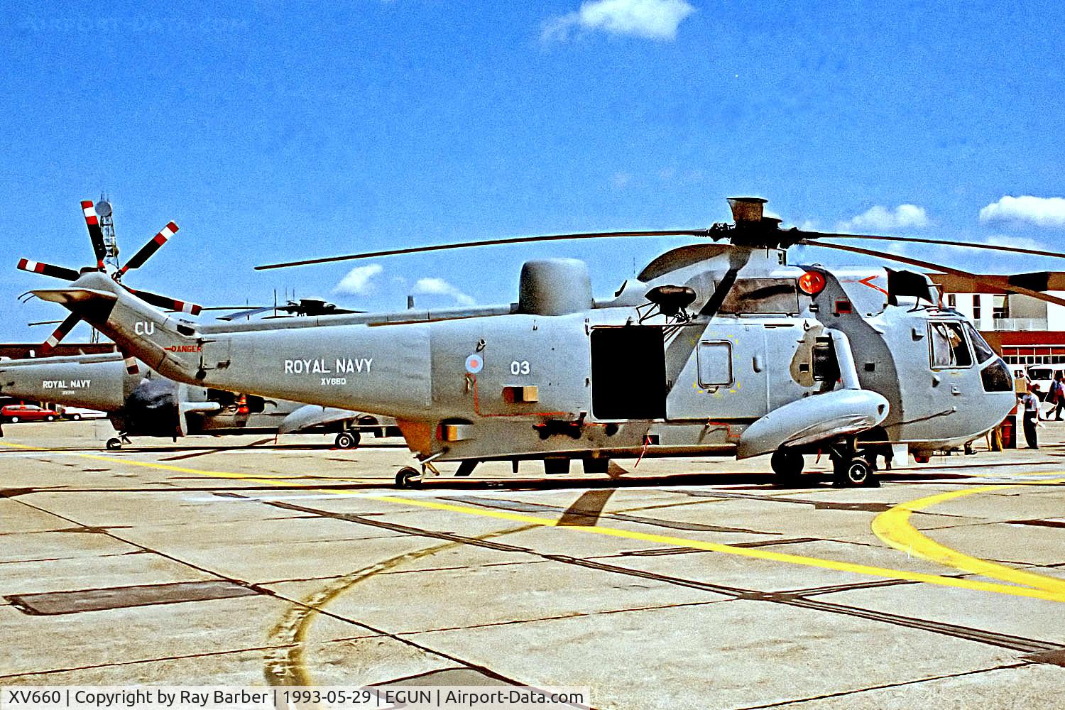XV660, 1970 Westland Sea King HAS.6 C/N WA648, XV660   Westland Sea King HAS.6 [WA648] (Royal Navy) RAF Mildenhall~G 29/05/1993