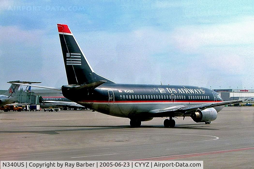 N340US, 1986 Boeing 737-301(SF) C/N 23237, N340US   Boeing 737-301 [23237] (US Airways) Toronto-Pearson Int'l~C 23/06/2005