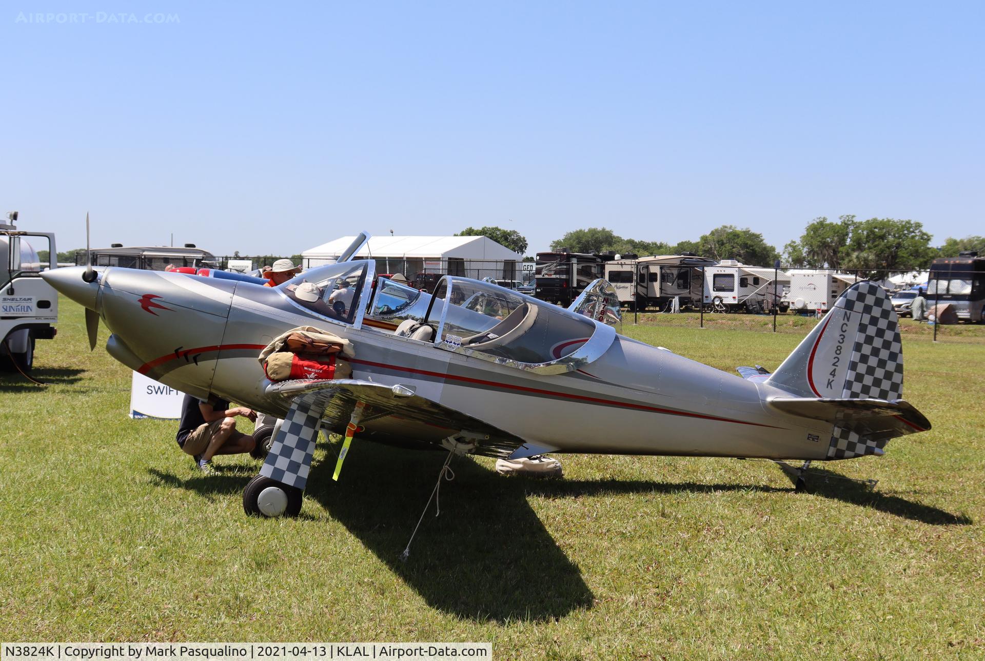 N3824K, 1948 Temco GC-1B Swift C/N 3513, Swift GC-1B