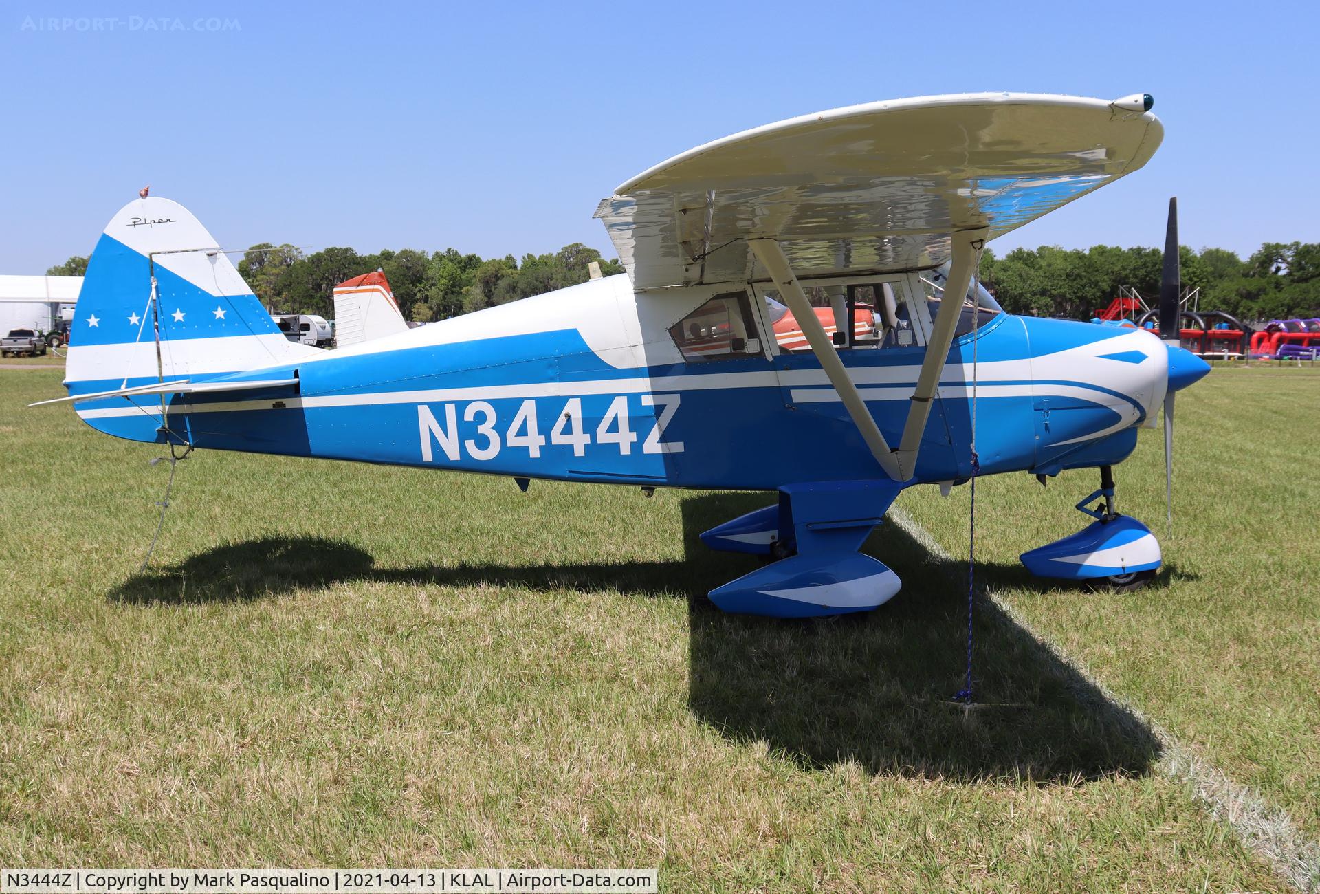 N3444Z, 1960 Piper PA-22-160 Tri Pacer C/N 22-7363, Piper PA-22-160
