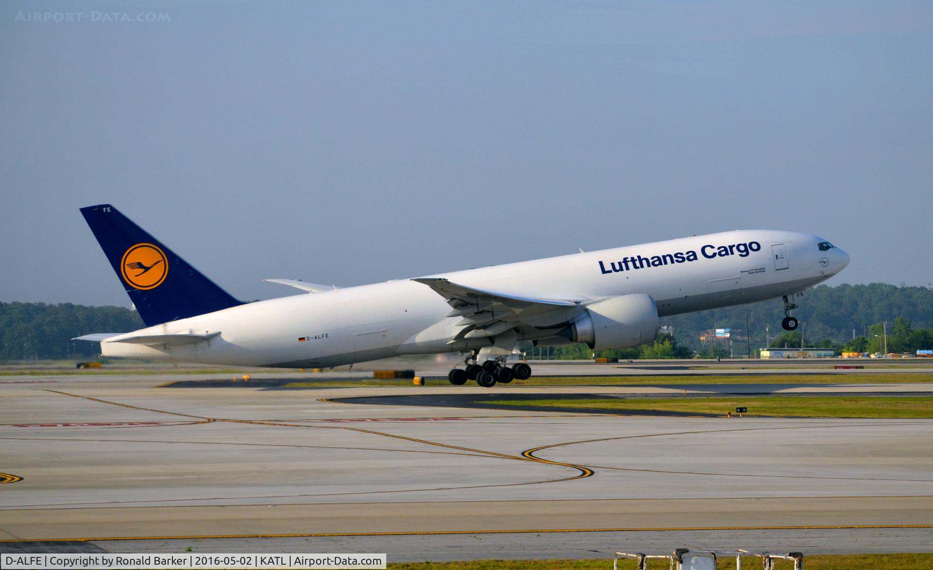 D-ALFE, 2015 Boeing 777-FBT C/N 41678, Takeoff Atlanta