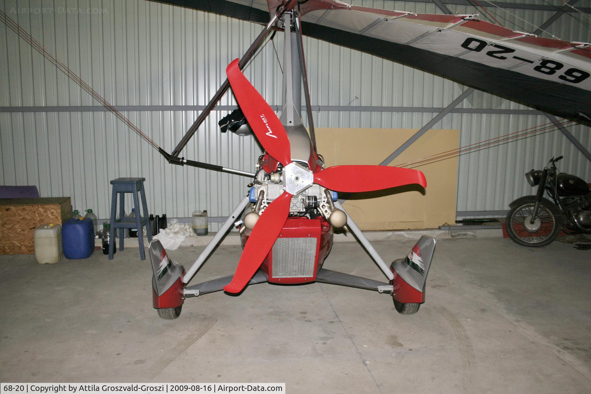 68-20, Air Creation BioniX Tanarg 912ES C/N A10017-10012, Soltvadkert Airfield, Hungary