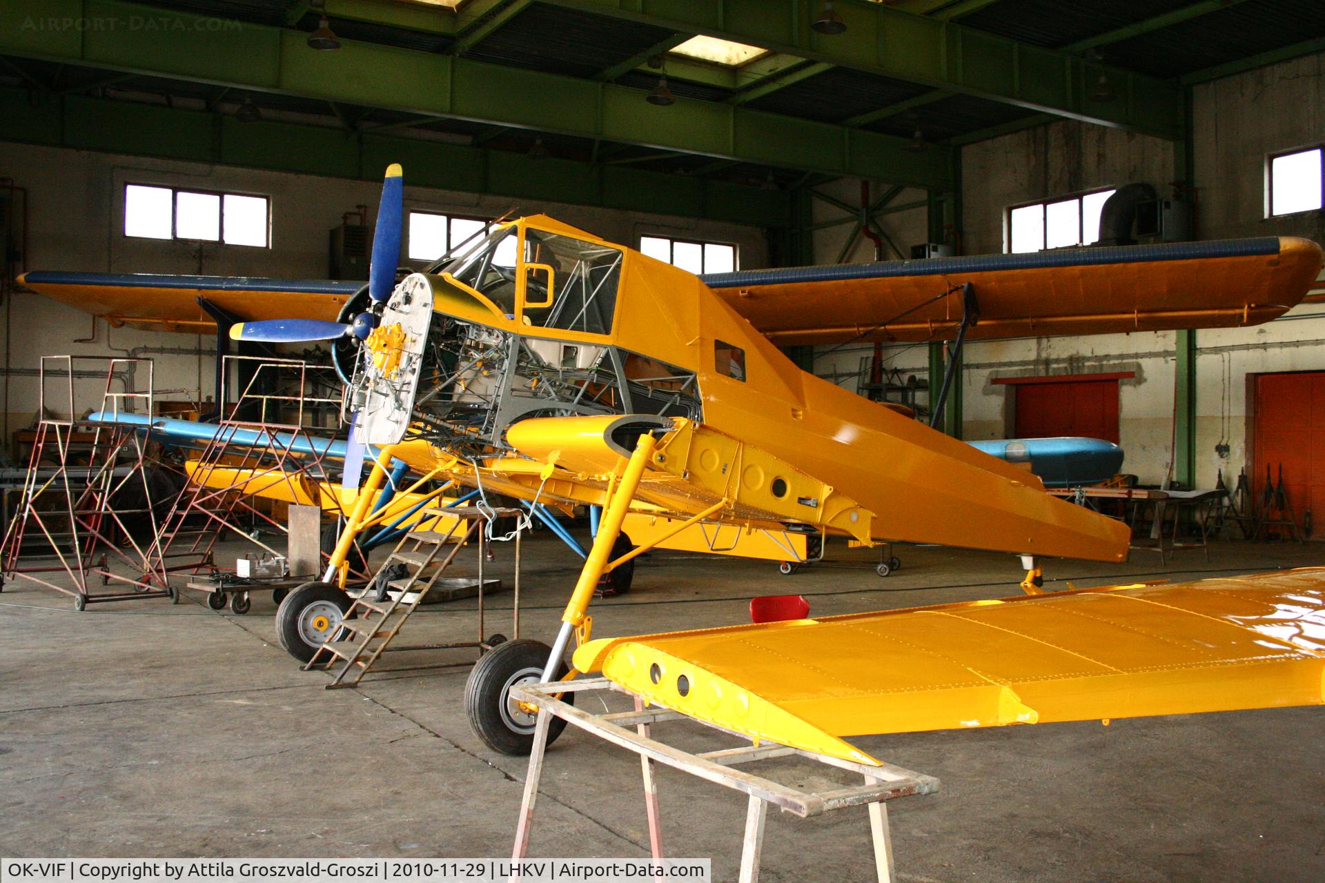 OK-VIF, 1989 Let Z-137T Agro-Turbo C/N 037, LHKV - Kaposújlak Airport, Hungary