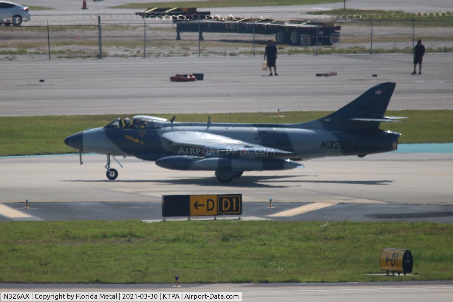 N326AX, 1959 Hawker Hunter F.58 C/N 41H-697447, Hunter
