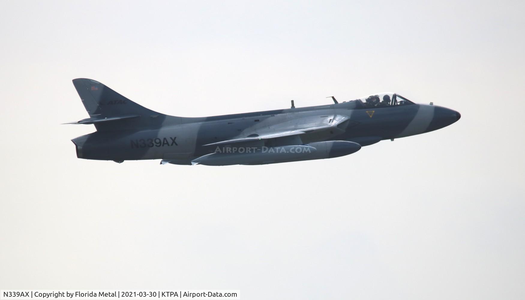 N339AX, 1959 Hawker Hunter MK.58A C/N 41H-697427, Hunter