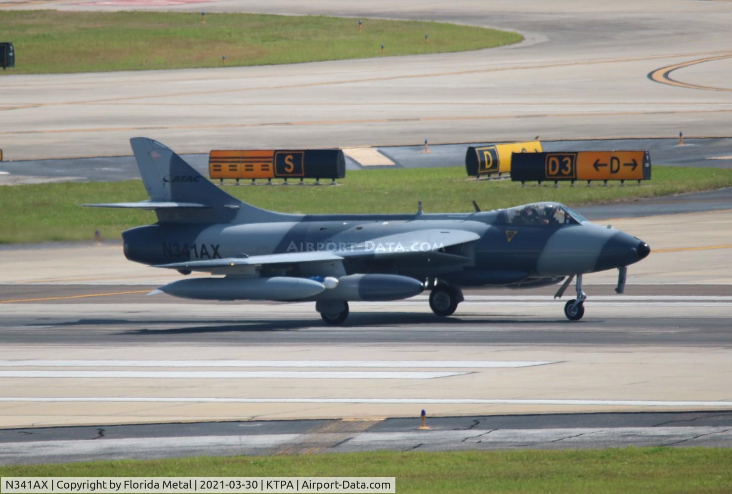 N341AX, 1958 Hawker Hunter MK.58 C/N 41 H 697440, Hawker Hunter