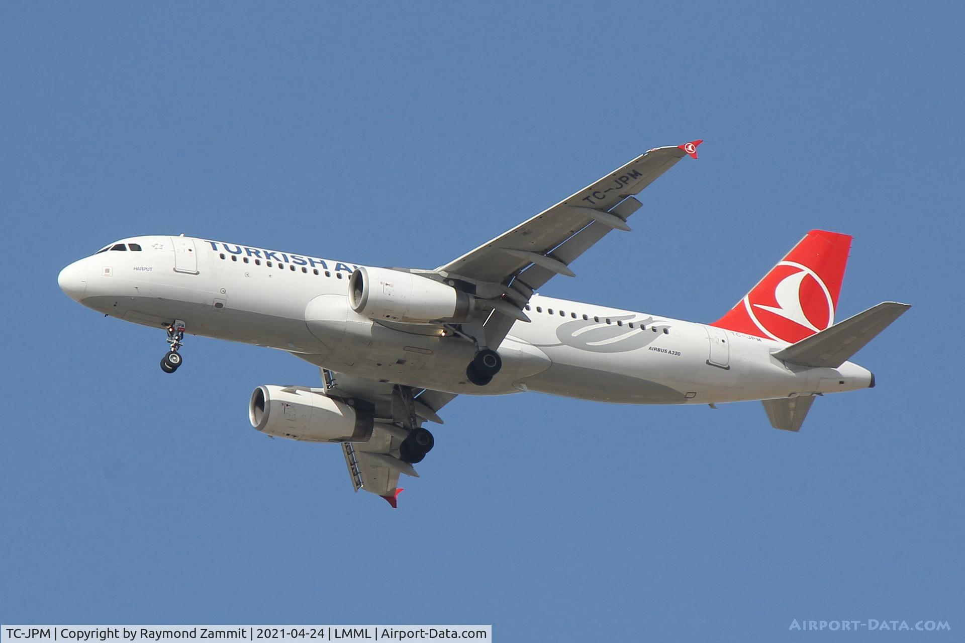 TC-JPM, 2007 Airbus A320-232 C/N 3341, A320 TC-JPM Turkish Airlines