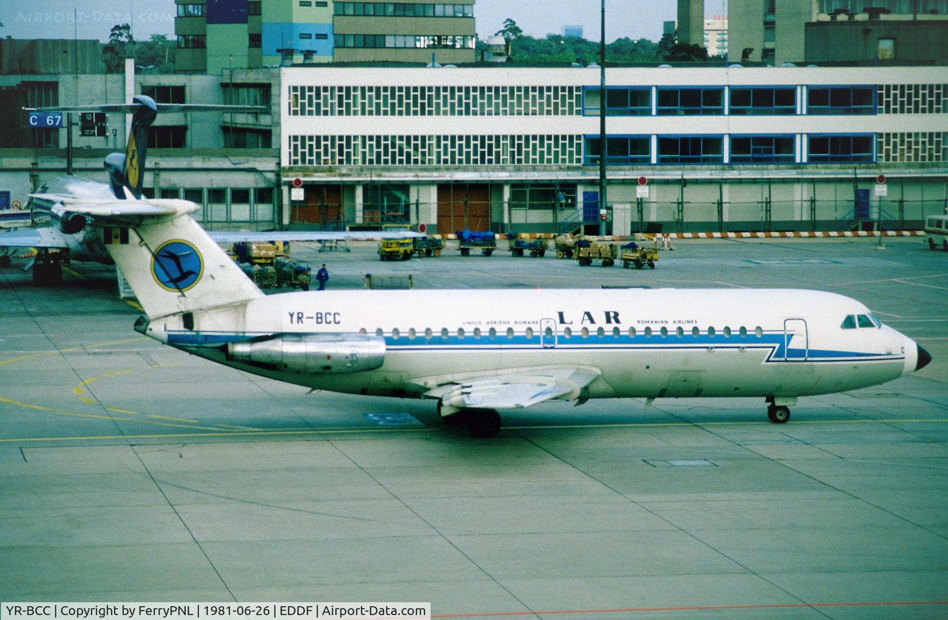 YR-BCC, 1969 BAC 111-424EU One-Eleven C/N BAC.167, LAR BAC 1-11