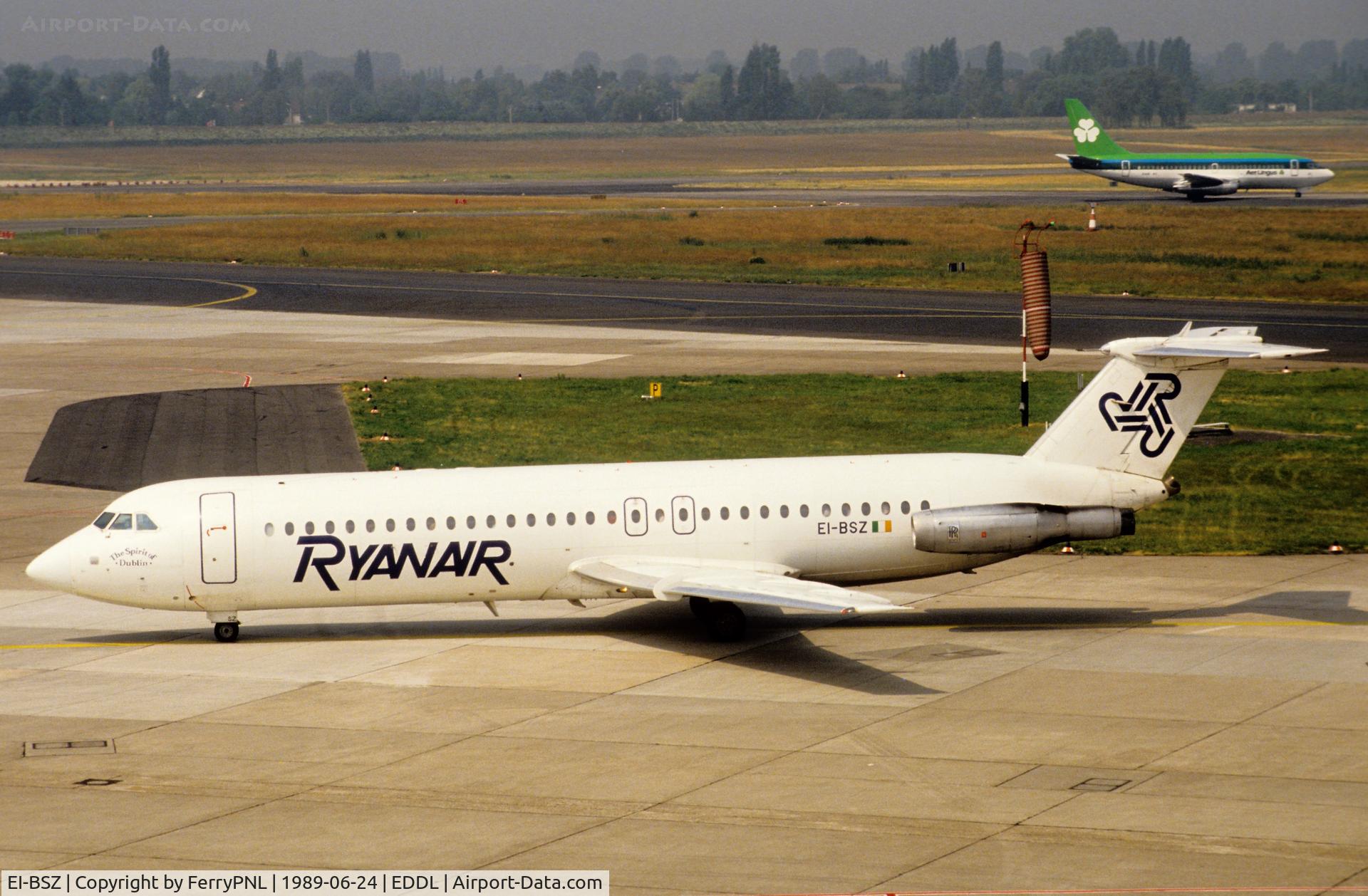 EI-BSZ, 1980 BAC 111-525FT One-Eleven C/N BAC.272, Ryanair BAC 1-11 leased from Tarom.