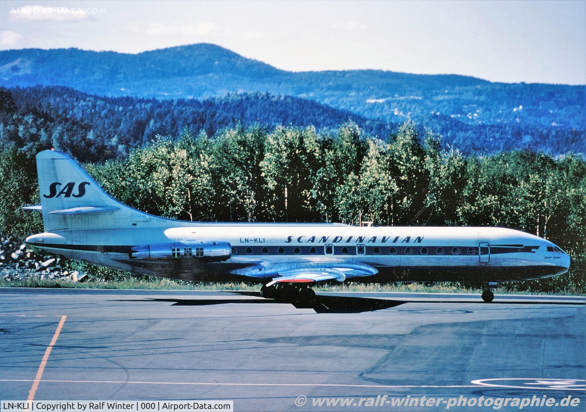LN-KLI, 1959 Sud Aviation SE-210 Caravelle III C/N 007, Sud Aviation SE-210 III - SAS Scandinavian Airlines 'Vagn Vikinng' - 7 - LN-KLI - 10.1969