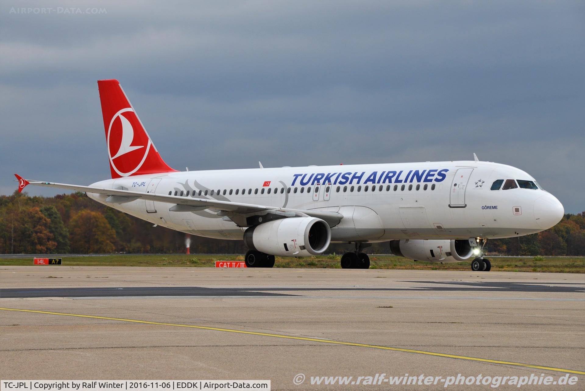 TC-JPL, 2007 Airbus A320-232 C/N 3303, Airbus A320-232 - TK THY THY Turkish Airlines ' Göreme'  - 3303 - TC-JPL - 06.11.2016 - CGN