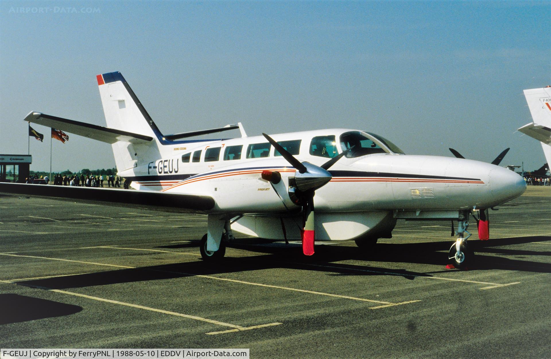 F-GEUJ, 1988 Reims F406 Caravan II C/N F406-0024, Cessna demonstrating Ce F406