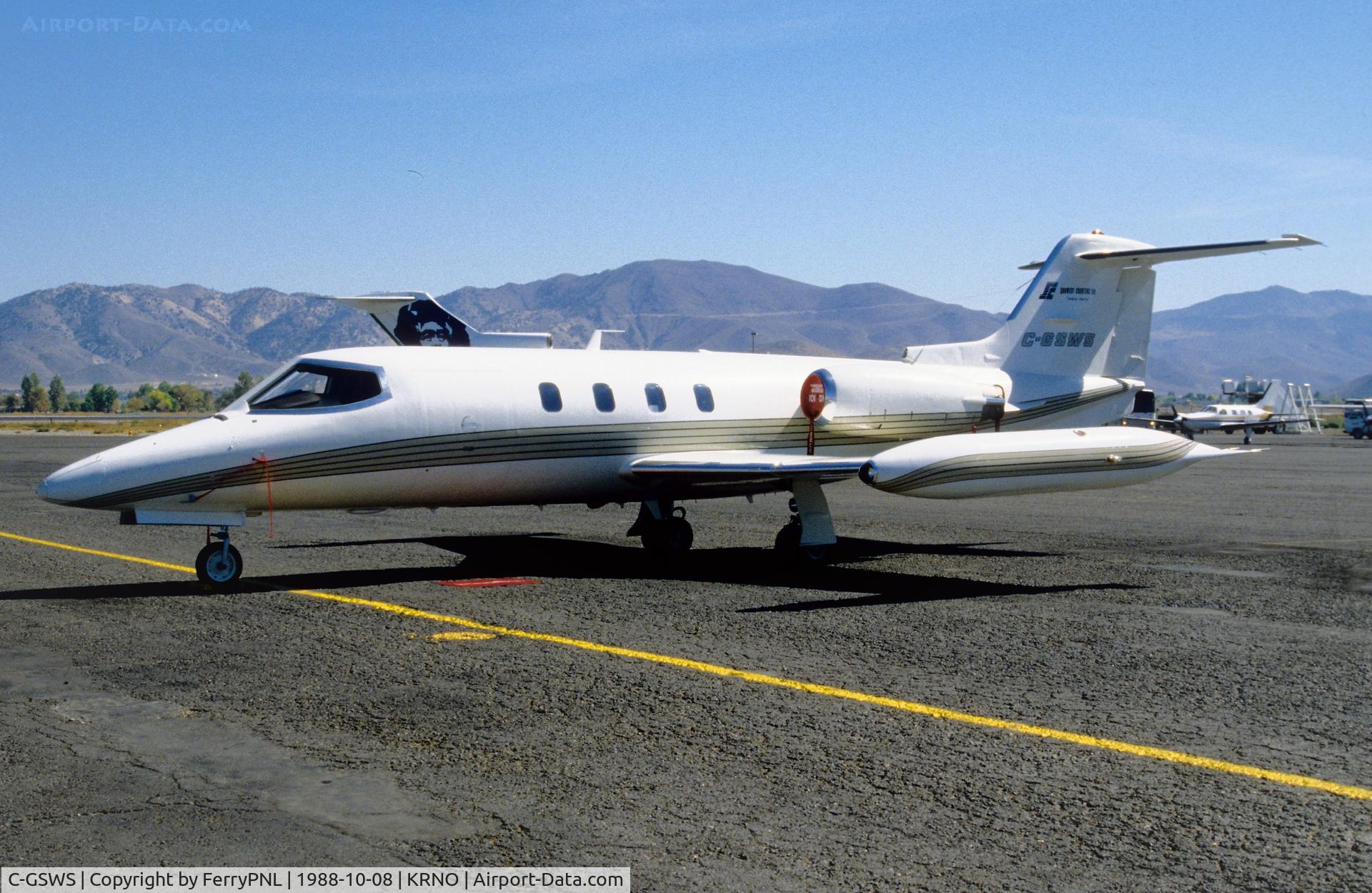 C-GSWS, 1984 Gates Learjet 25D C/N 370, Southwest Charters Lj25D