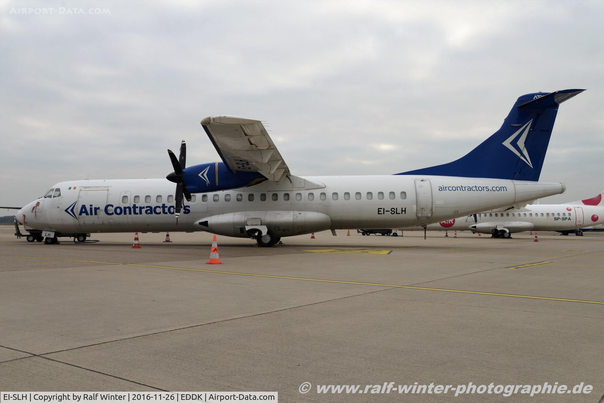 EI-SLH, 1989 ATR 72-215 C/N 157, ATR 72-215 - AG ABR Air Contracters - 157 - EI-SLH - 26.11.2016 - CGN