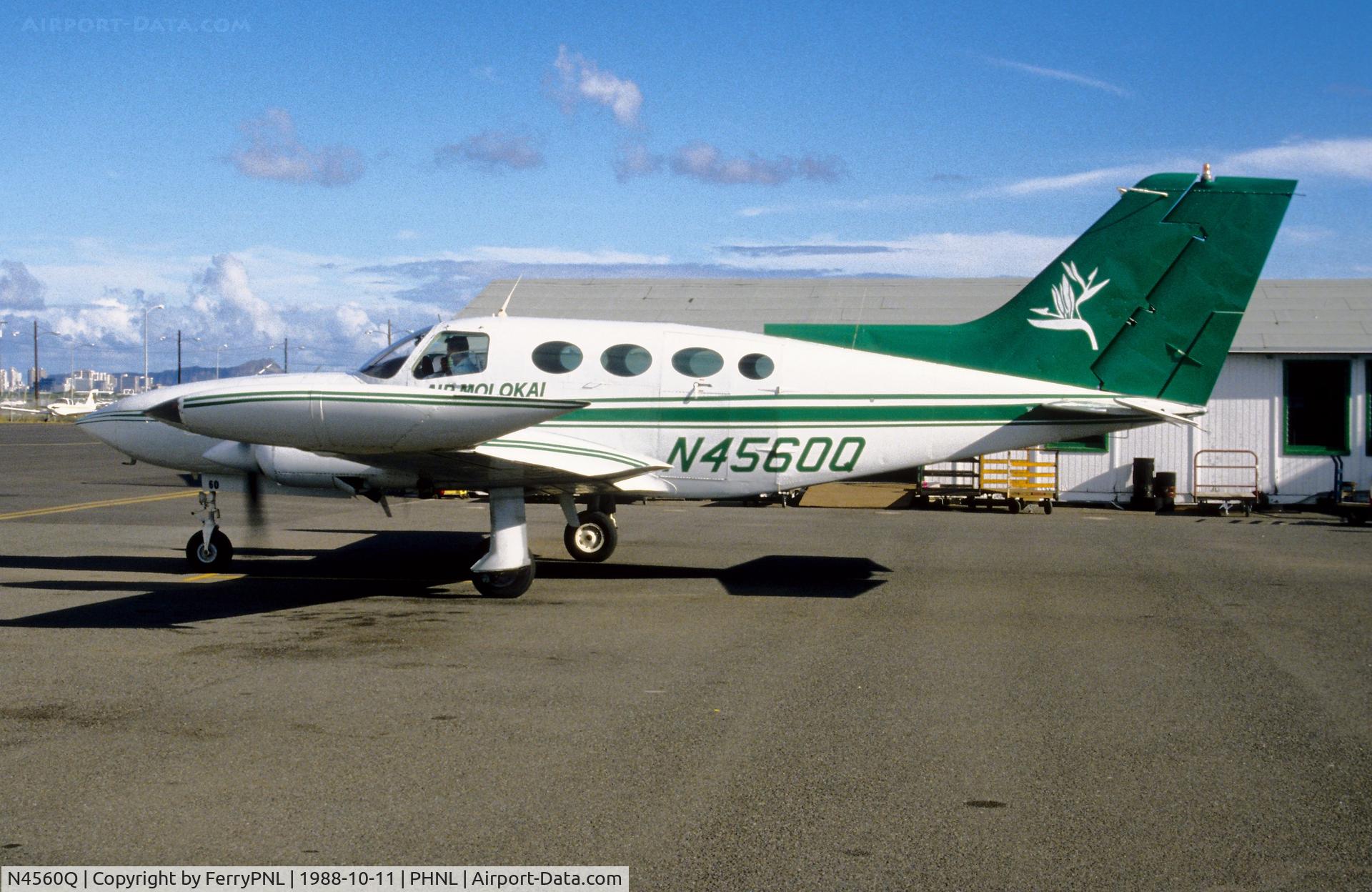 N4560Q, Cessna 402A C/N 402A0060, Air Molokai Ce402A
