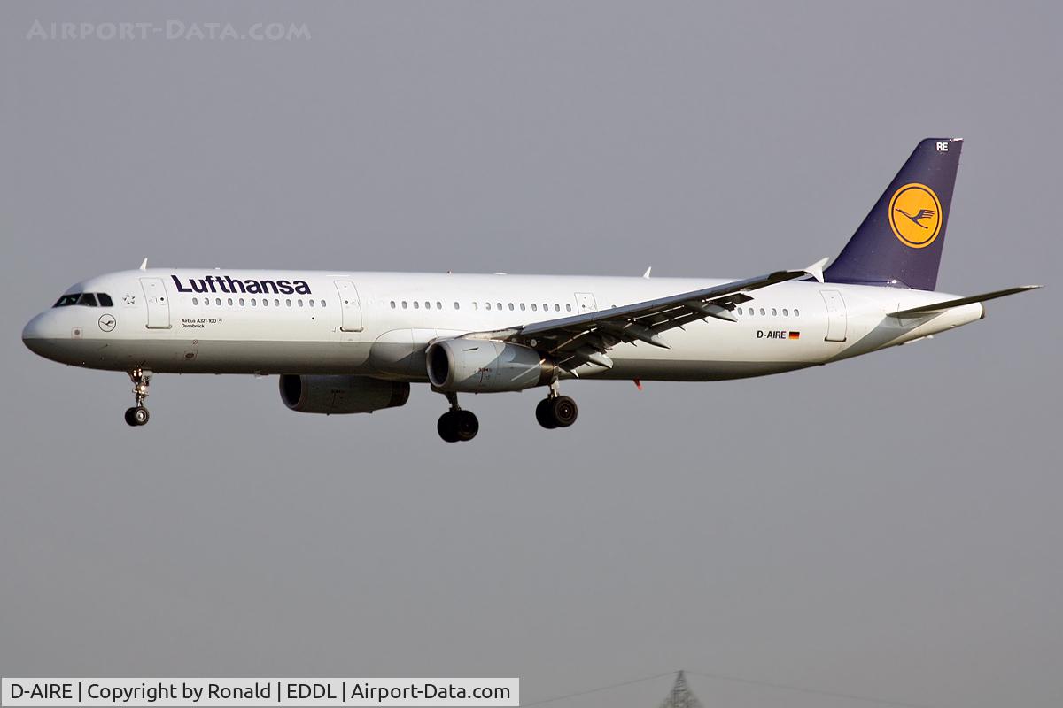 D-AIRE, 1994 Airbus A321-131 C/N 0484, at dus
