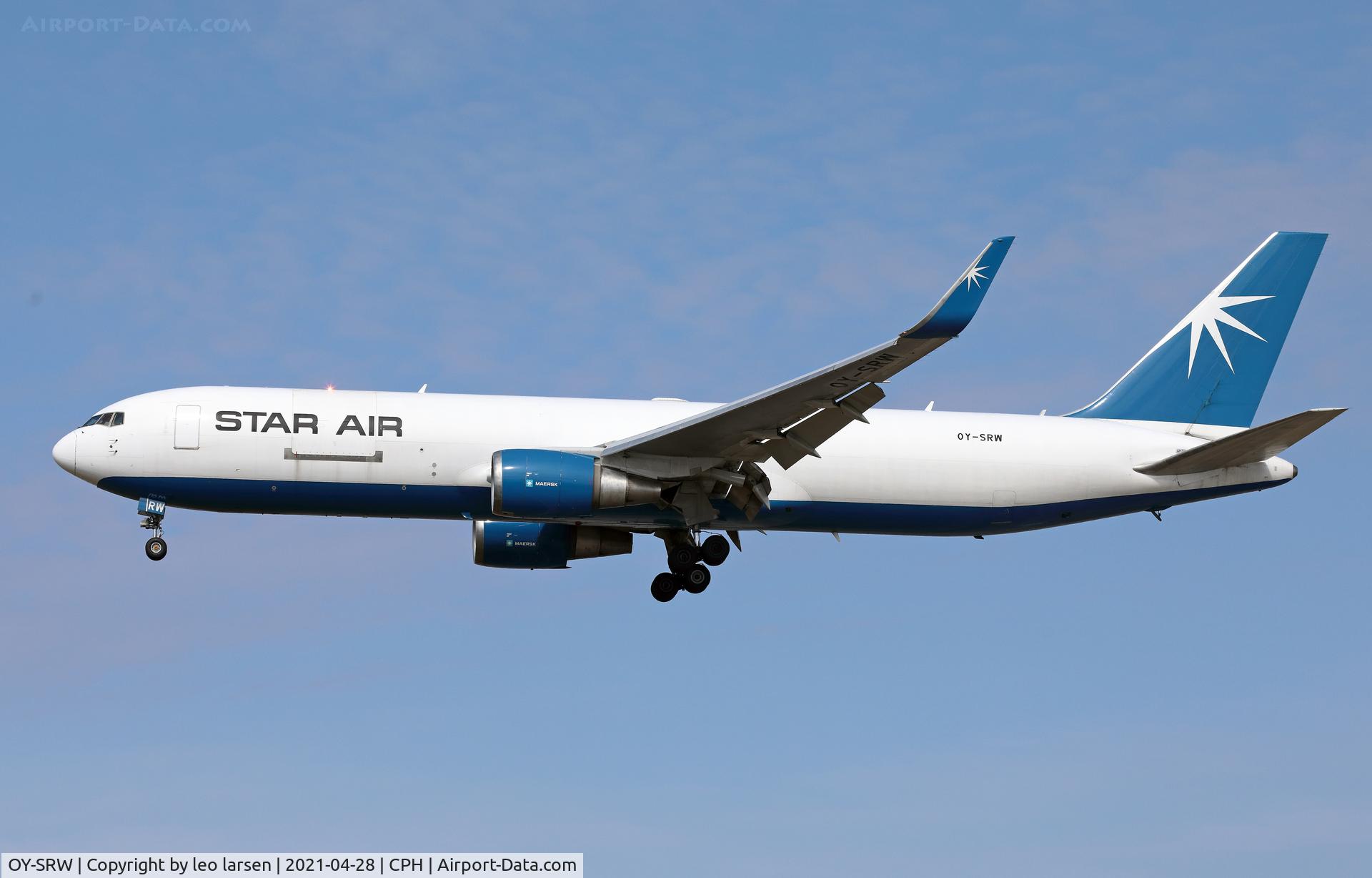 OY-SRW, 2007 Boeing 767-346F C/N 35818, Copenhagen 28.4.2021