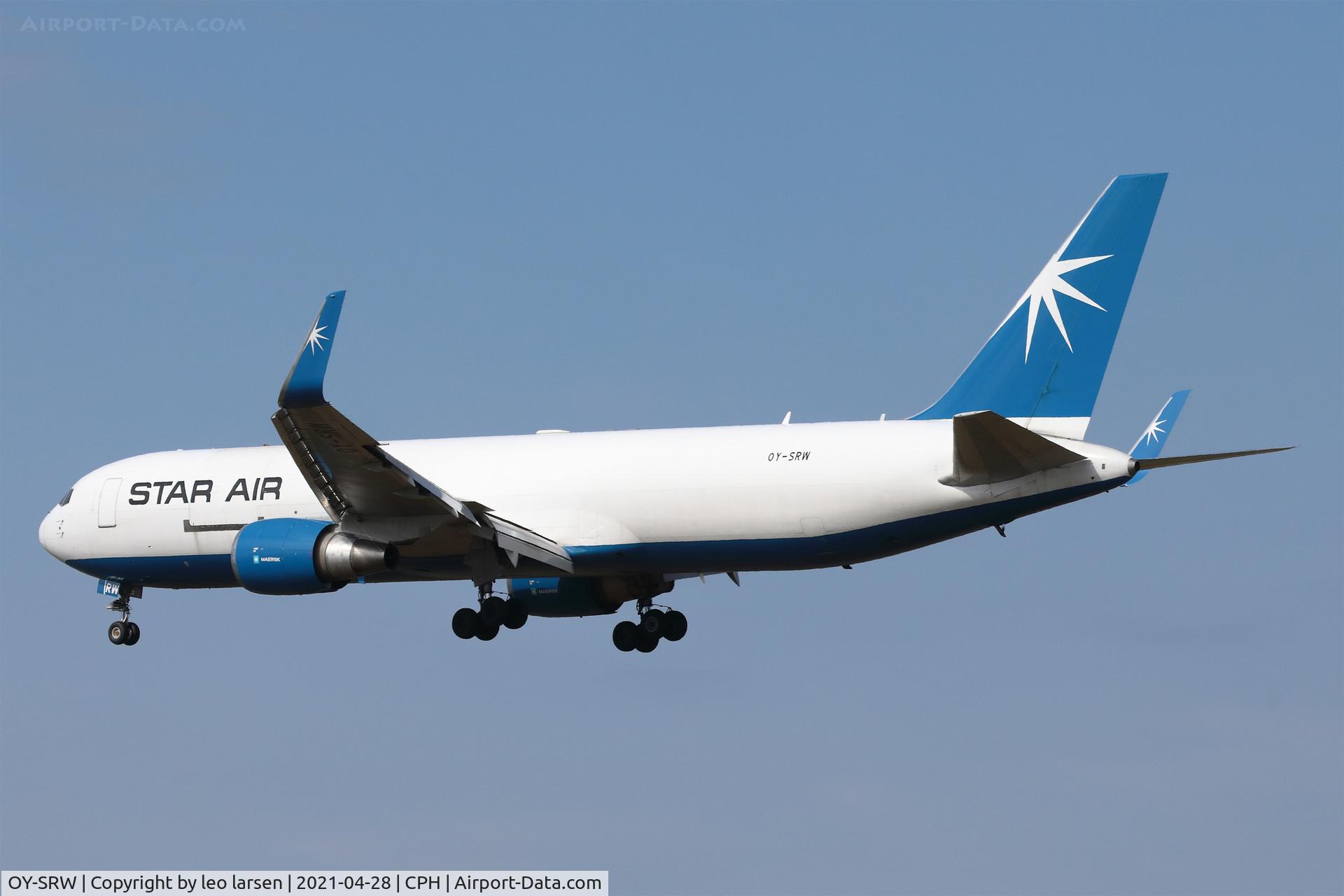 OY-SRW, 2007 Boeing 767-346F C/N 35818, Copenhagen 28.4.2021