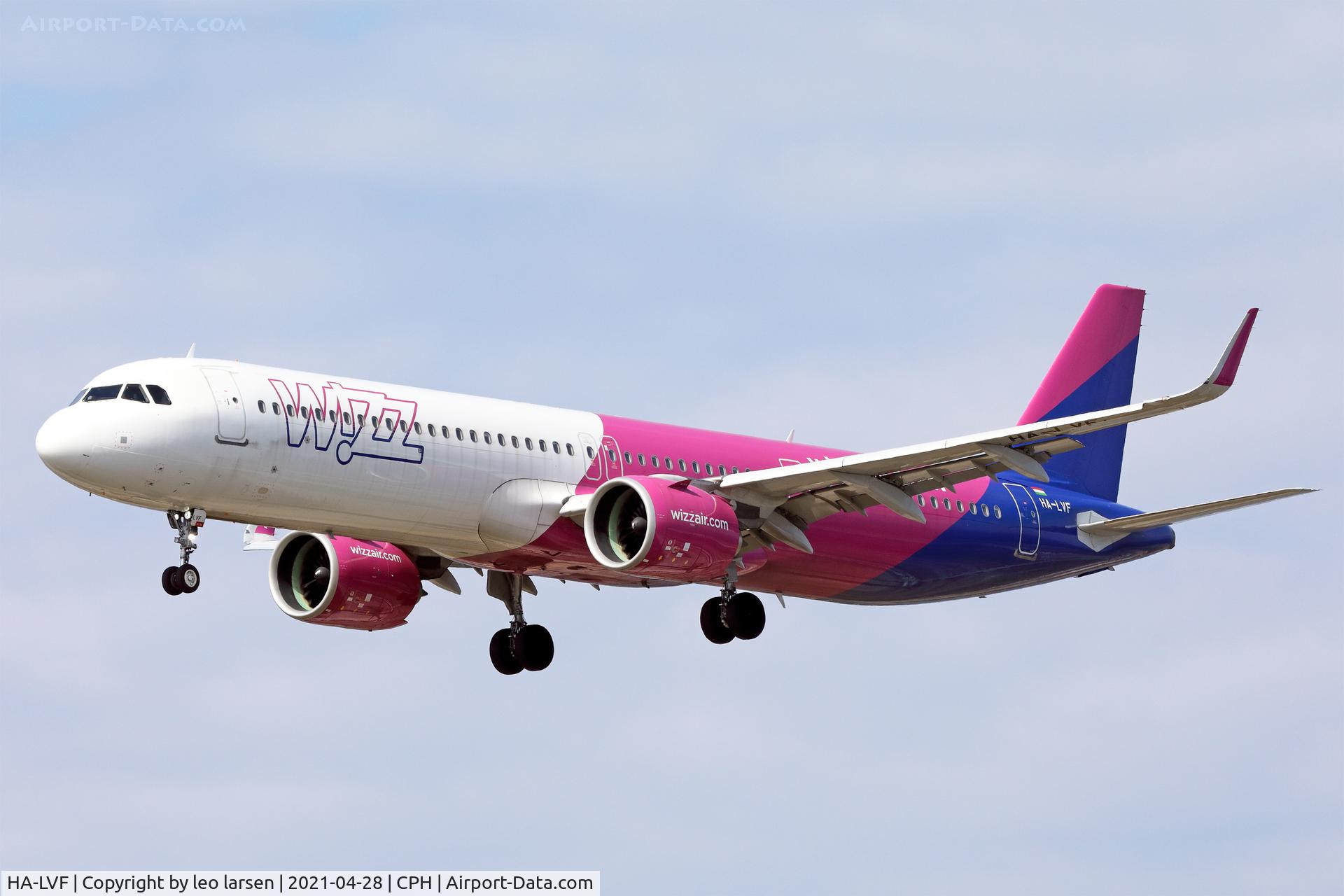 HA-LVF, 2019 Airbus A321-271NX C/N 8966, Copenhagen 28.4.2021