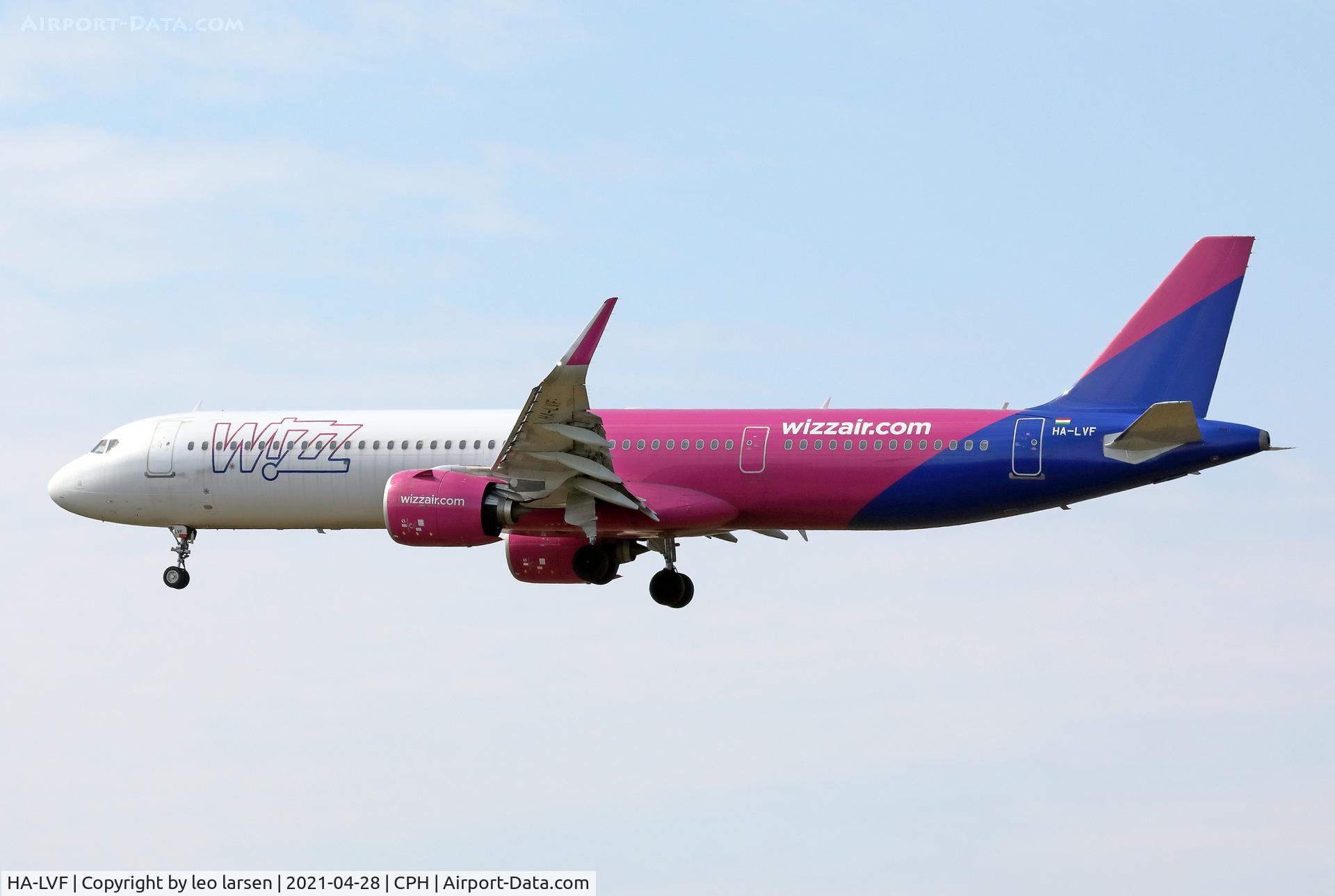 HA-LVF, 2019 Airbus A321-271NX C/N 8966, Copenhagen 28.4.2021