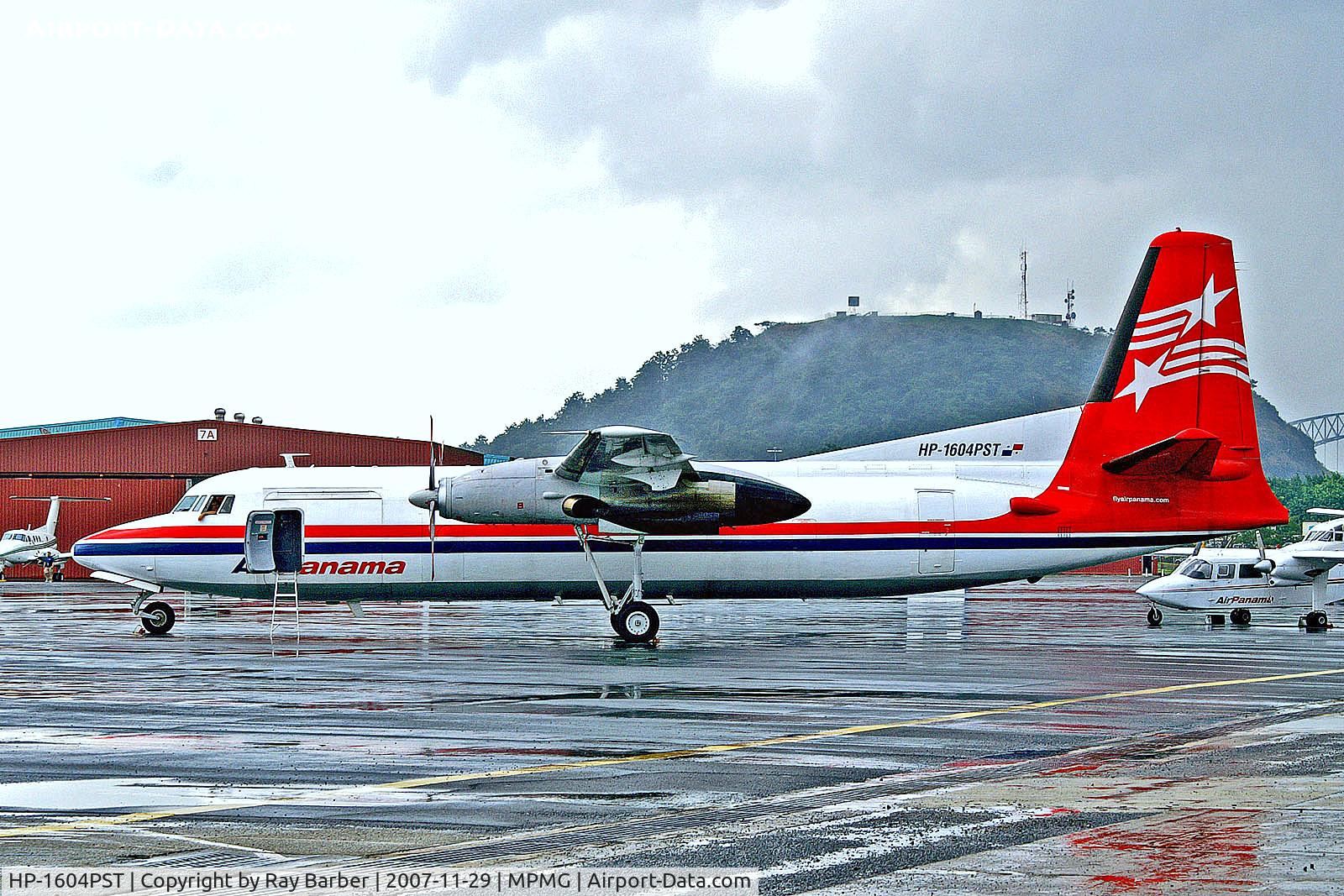 HP-1604PST, 1971 Fokker F-27-500 Friendship C/N 10471, HP-1604PST   Fokker F-27-500 Friendship [10471] (Air Panama) Panama-Marcos A Gelabert Int'l~HP 29/11/2007