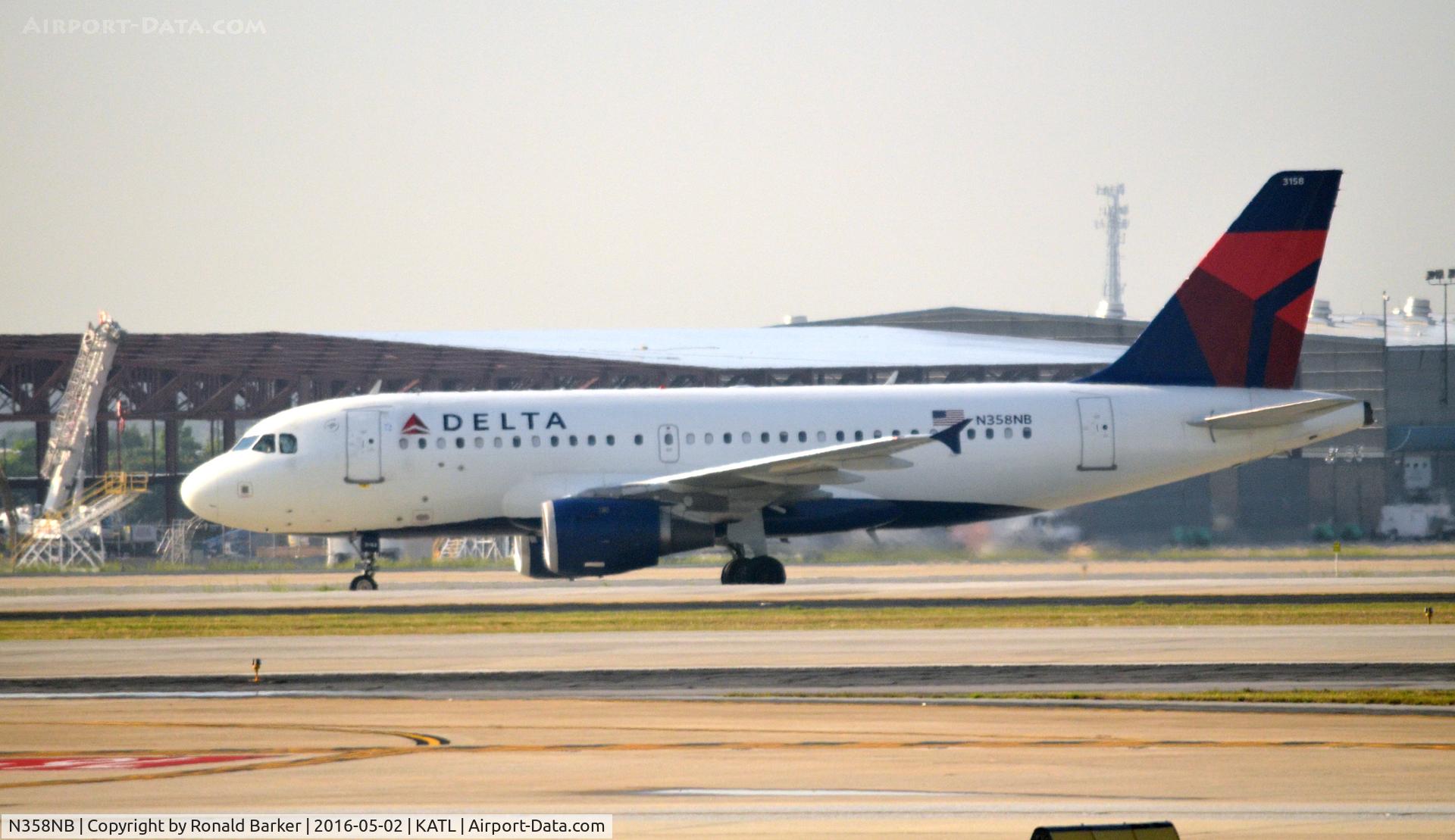 N358NB, 2003 Airbus A319-114 C/N 1897, Taxi Atlanta