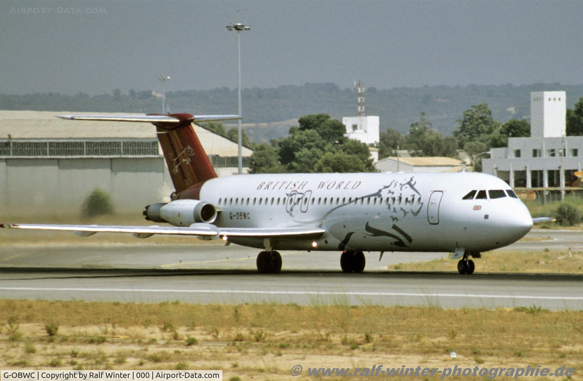 G-OBWC, 1970 BAC 111-520FN One-Eleven C/N BAC.230, BAC 111-520FN One-Eleven - VF BWL British World Airlines - 230 - G-OBWC - 2001