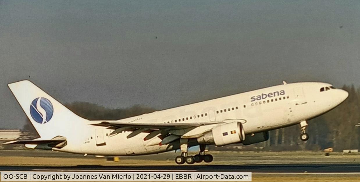 OO-SCB, 1984 Airbus A310-222 C/N 313, scan from slide