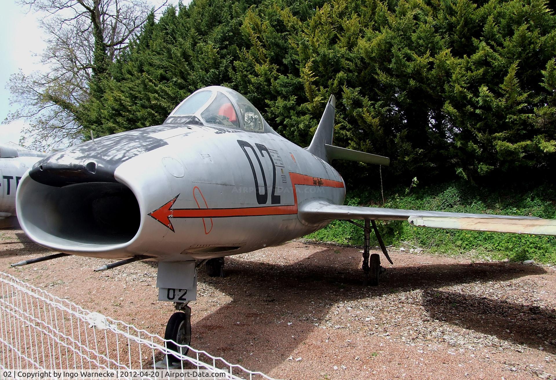 02, Dassault Super Mystere B.2 C/N 02, Dassault Super Mystere B.2 at the Musee de l'Aviation du Chateau, Savigny-les-Beaune