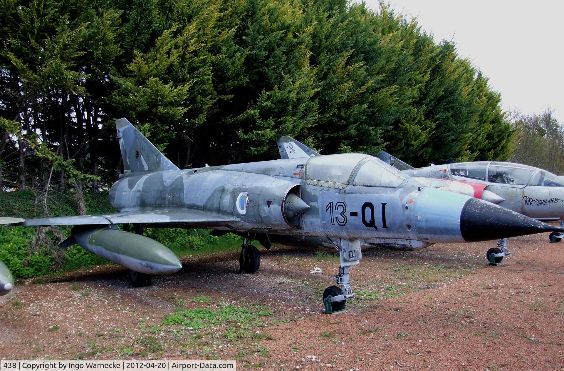 438, Dassault Mirage IIIE C/N 438, Dassault Mirage III E at the Musee de l'Aviation du Chateau, Savigny-les-Beaune