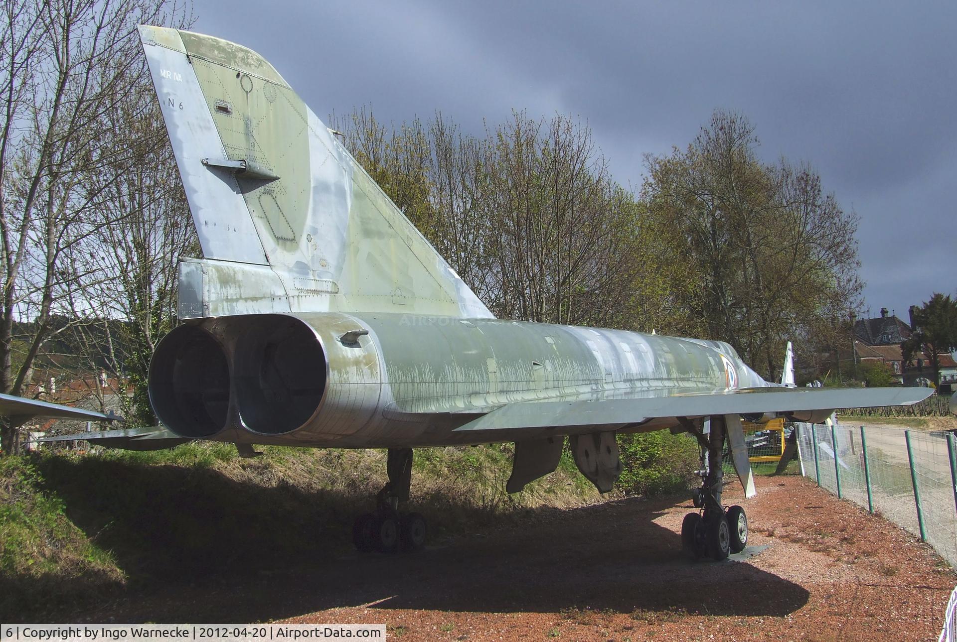 6, Dassault Mirage IVA C/N 6, Dassault Mirage IV A at the Musee de l'Aviation du Chateau, Savigny-les-Beaune