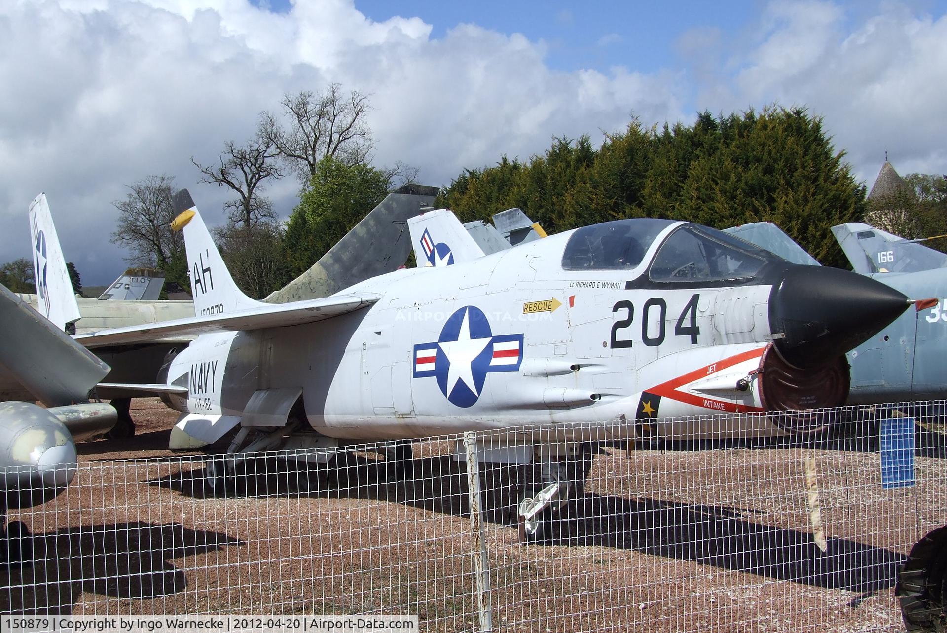 150879, Vought F-8E(FN) Crusader C/N 1202, Vought F-8E(FN) Crusader at the Musee de l'Aviation du Chateau, Savigny-les-Beaune