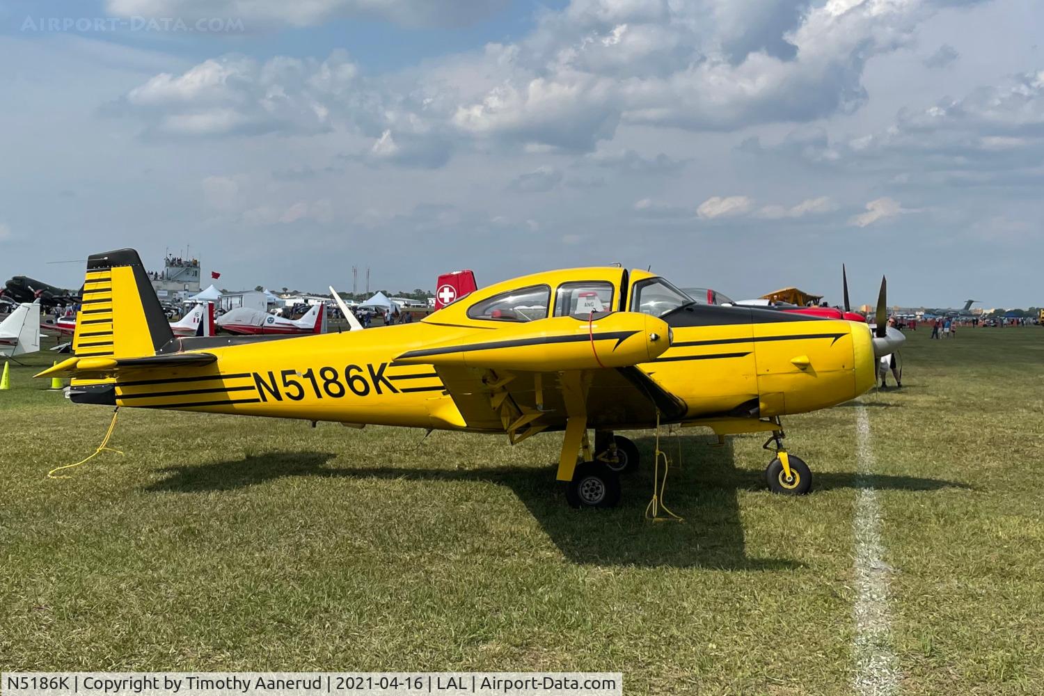 N5186K, 1950 Ryan Navion A C/N NAV-4-2086, 1950 Ryan NAVION A, c/n: NAV-4-2086, Sun n Fun 2021