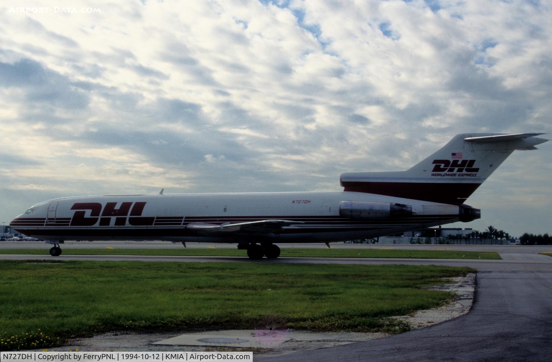 N727DH, 1969 Boeing 727-228F C/N 20204, DHL B727