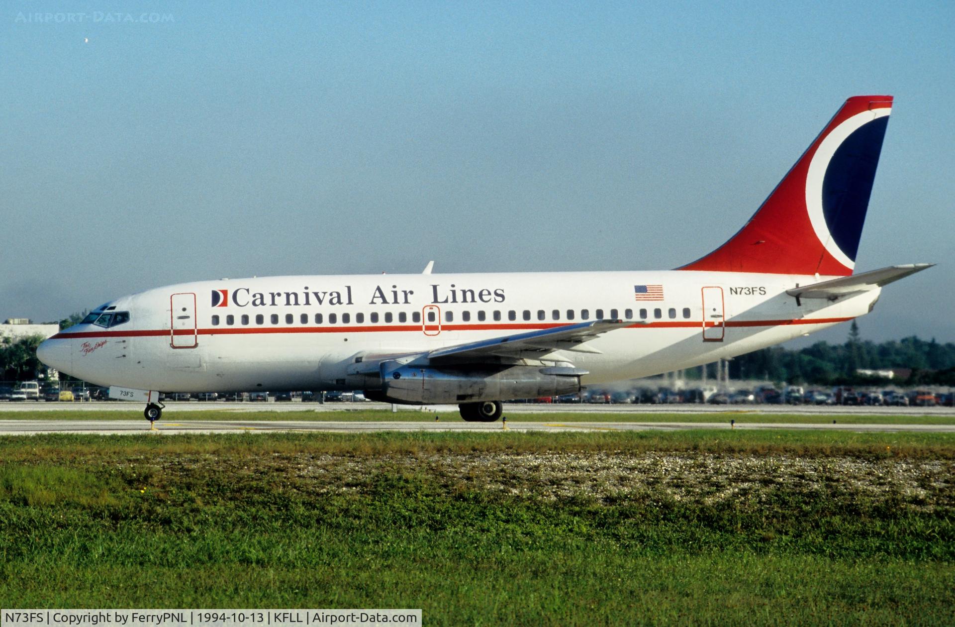 N73FS, 1979 Boeing 737-205 C/N 21765, Carnival B732 for departure
