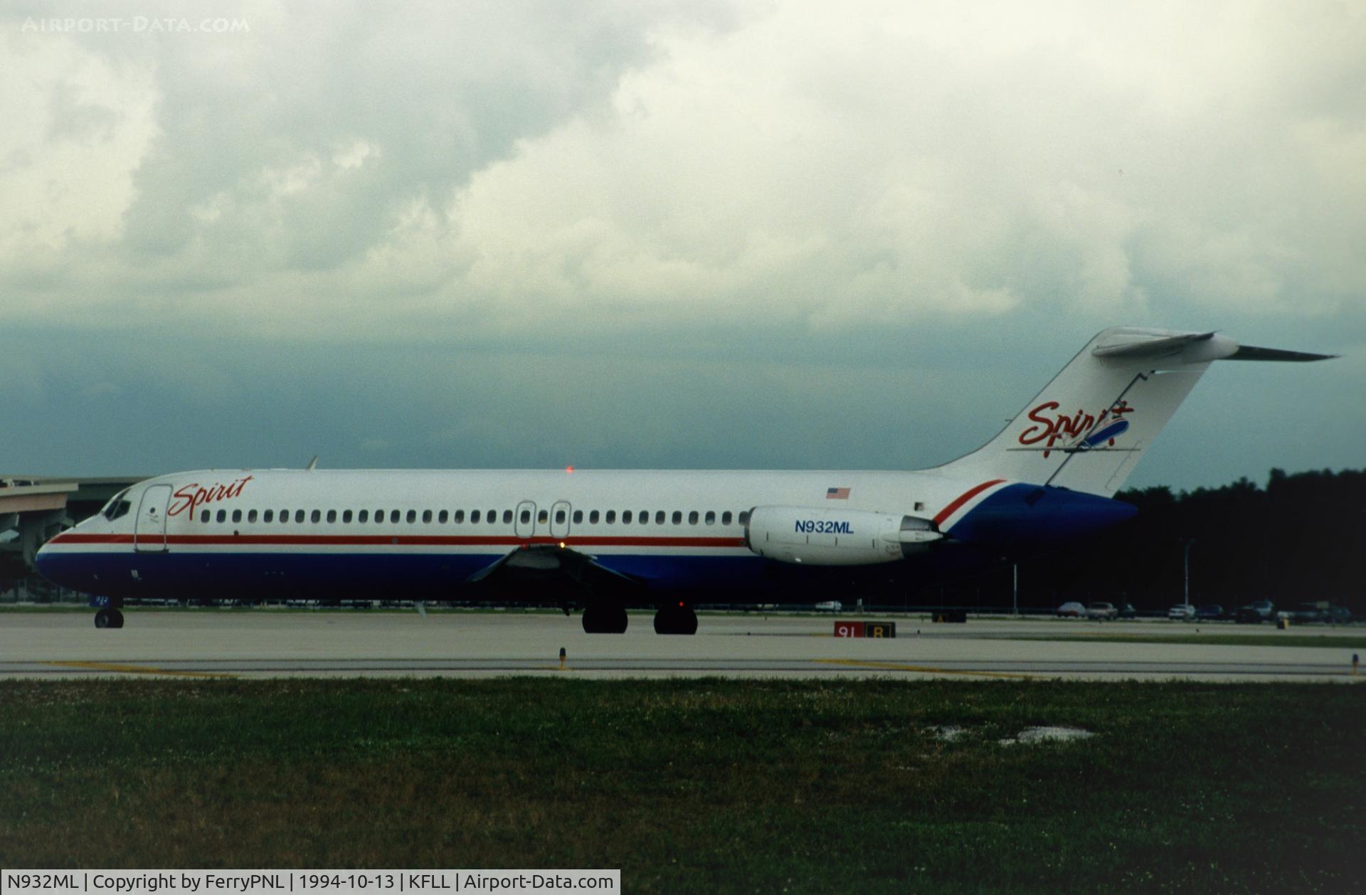 N932ML, 1971 Douglas DC-9-31 C/N 47547, Spirit DC-9-31