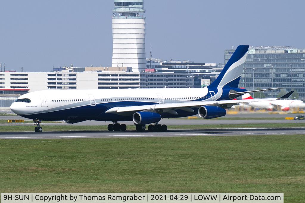 9H-SUN, 2000 Airbus A340-313X C/N 367, HiFly Malta Airbus A340-300