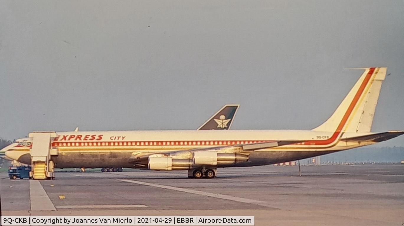 9Q-CKB, 1973 Boeing 707-366C C/N 20761, scan from slide