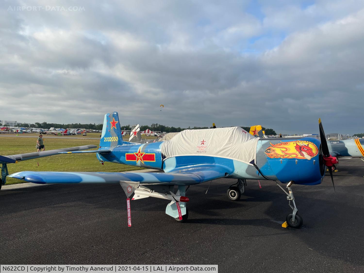 N622CD, 1977 Nanchang CJ-6A C/N 2032030, 1977 Nanchang CJ-6A, c/n: 2032030, Sun n Fun 2021