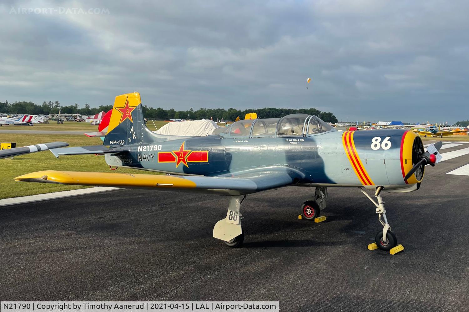 N21790, 1985 Nanchang CJ-6 C/N 4232022, 1985 Nanchang CJ-6, c/n: 4232022