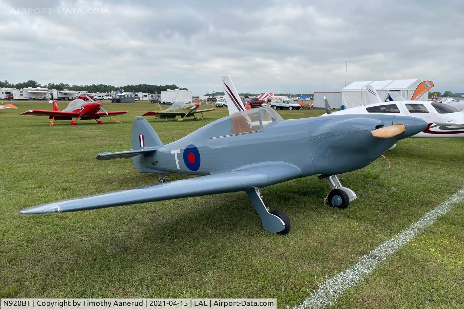 N920BT, 2002 Sindlinger HH-1 Hawker Hurricane Scale Replica C/N 1041, 2002 Sindlinger HH-1 Hawker Hurricane Scale Replica, c/n: 1041, Sun n Fun 2021