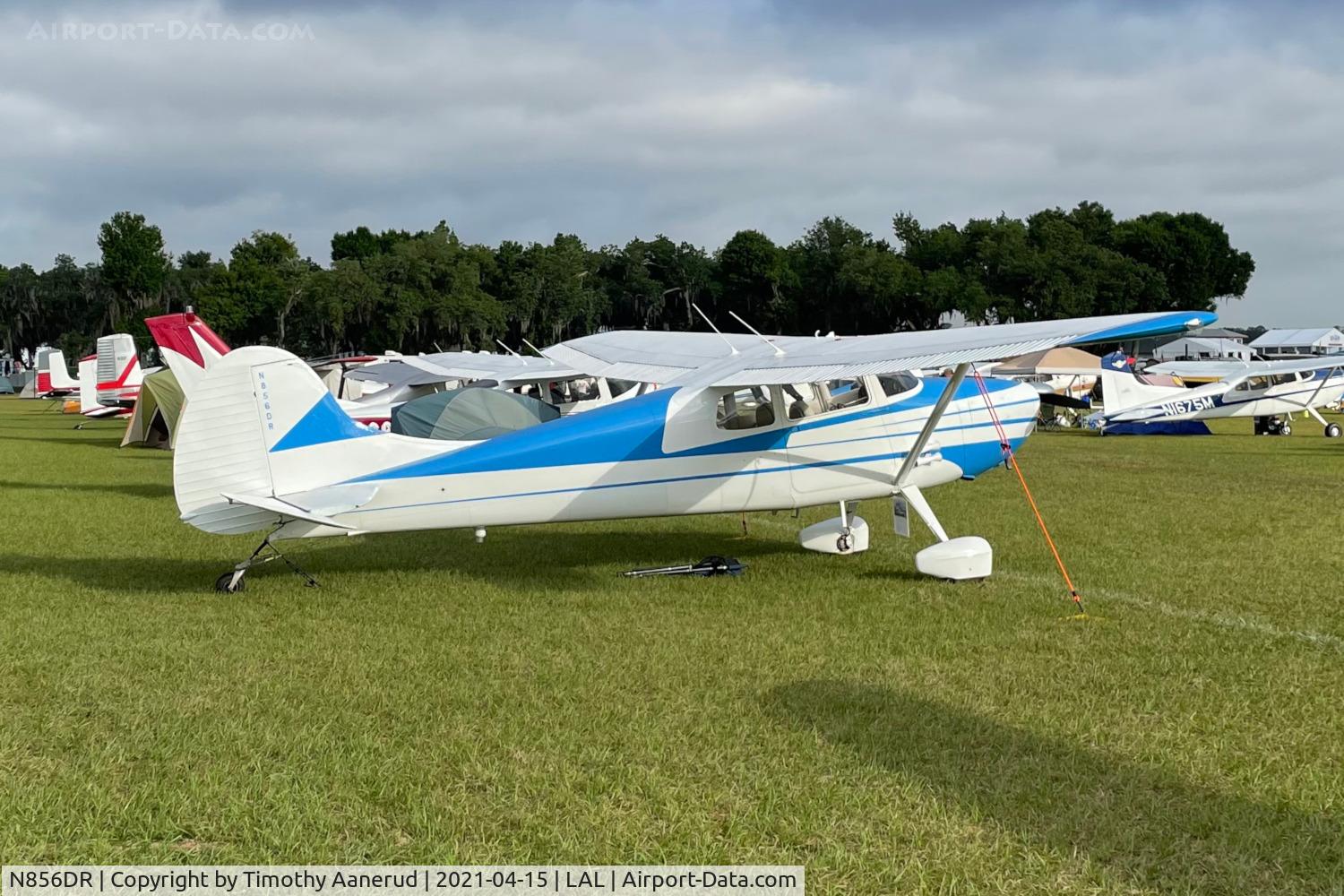 N856DR, 1955 Cessna 170B C/N 26739, 1955 Cessna 170B, c/n: 26739, Sun n Fun 2021. ex 	
N4395B, registration number changed ~2014