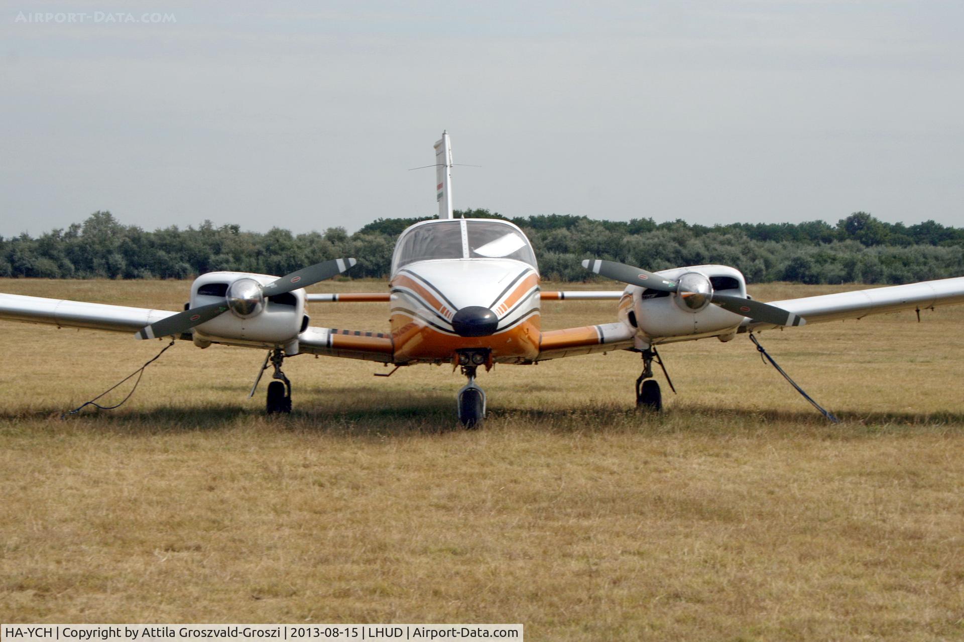 HA-YCH, Piper PA-34-200 Seneca C/N 34-7350290, LHUD - Szeged Airport, Hungary