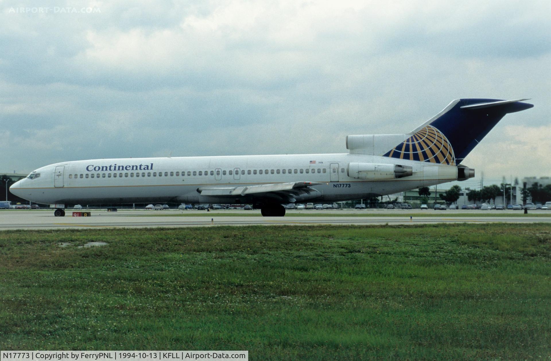N17773, 1975 Boeing 727-227 C/N 21045, Continental B727